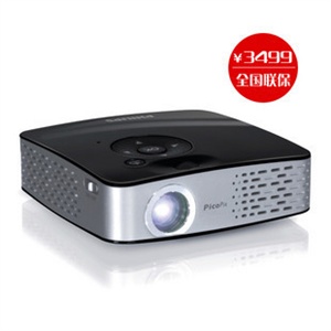 飞利浦投影仪 ppx1630 LED技术内置MP4播放器80英寸