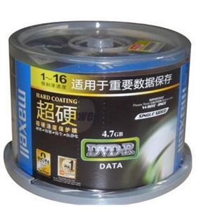 MAXELL 麦克赛尔 DVD+R 刻录盘 16X 50桶装