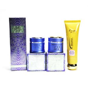 台湾正品 伊可美套装 日晚霜+洁面乳 电话防伪