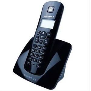 摩托罗拉（MOTOROLA) C401C 数字无绳电话（黑色