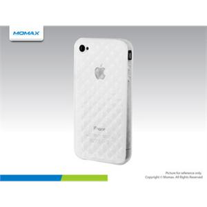 MOMAX Apple iPhone 4 闪钻水晶套 保护套 硅胶套 手机套 白色