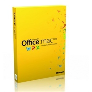 Office Mac 2011家庭和学生版(1用户 英文版 适用苹果电脑系统)