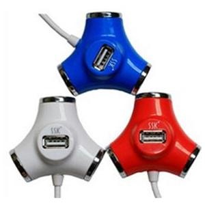 SSK飚王 水管三通 USB HUB SHU012-G 4口扩展HUB集线器