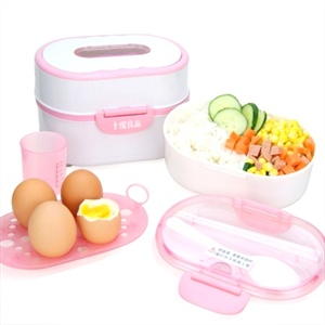 十度良品 SD-938 蒸功夫电热饭盒 可以蒸煮米饭 加热饭盒健康礼物