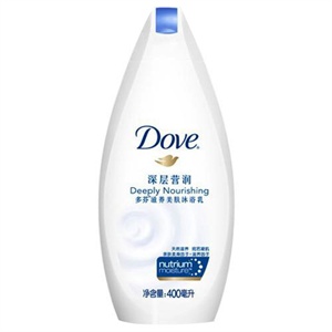 Dove多芬深层滋养美肤沐浴乳400ml（柔肤乳霜沐浴乳）