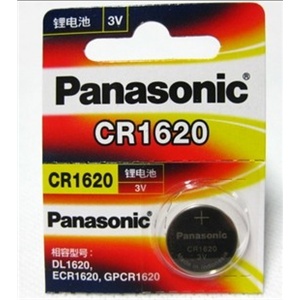 Panasonic 松下 型号：CR1620 锂电池 3V纽扣电池 一节价格