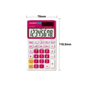 【正规授权经销商】原装正品CASIO卡西欧SL-300VC-RD便携式计算器