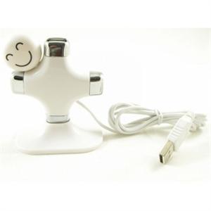 创意笑脸小人便签USB2.0 HUB扩展器