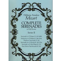 莫扎特小夜曲全集Ⅱ Complete Serenades in Full Score, Series II
