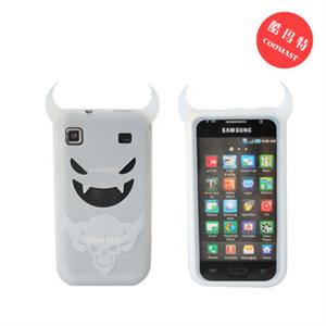 i9000手机壳galaxy s三星i9000手机套保护套硅胶套小恶魔（白色）