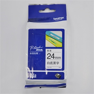 TZ 24mm色带 TZ-251白底/黑字 TZ-252白底/红字 TZ-253白底/蓝字