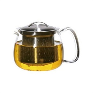 台湾茶具宜龙复合式耐热玻璃泡滤茶壶500ml
