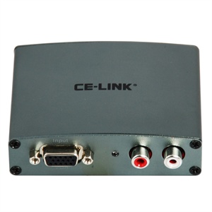 CE-LINK VGA转HDMI带音频转换器 VGA+R/L Audio to HDMI 1080P