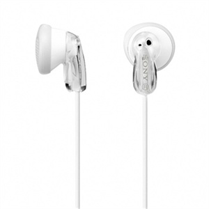 索尼（SONY）耳塞 MDR-E9LP 清澈空灵的声音 白色 轻巧便携
