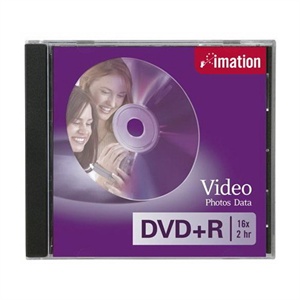 【当当销售配送】IMATION 怡敏信 DVD+R 16X 4.7GB 商务银盘 单片盒装 刻录盘