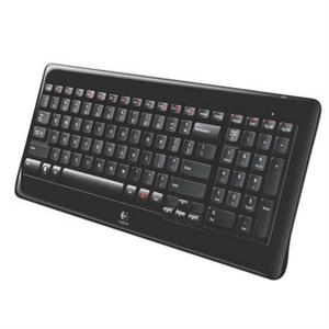 罗技 K340 无线超薄键盘 优联带开关 笔记本键盘手感