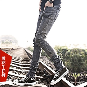 法姿 韩版男装男士休闲双贴袋时尚七分休闲裤SK025