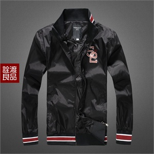 诠渡良品 新款男士薄款抗风印花休闲立领夹克 TD222