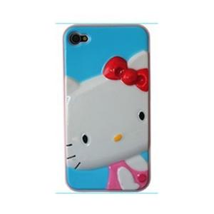 酷玛特 苹果 iphone 4G 4代 手机套 手机壳 保护套 浮雕Kitty猫01