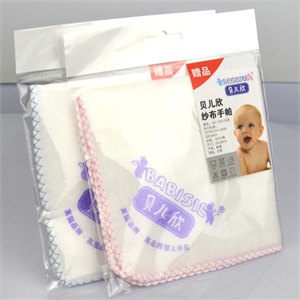 贝儿欣纱布手帕 粉红（赠品装）