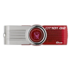 金士顿 kingston DT101 G2 8G 金属旋转 U盘 优盘 全国联保 盒装