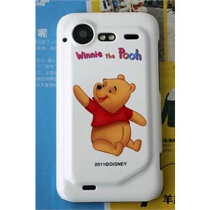 酷玛特 htcg11 HTC G11手机套S710E保护壳 手机壳维尼熊珠光卡通