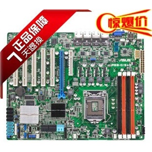 Asus/华硕服务器主板P8B-C-SAS/4L Intel C204 单路/1155