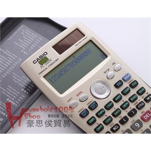 【正规授权】原装CASIO卡西欧FC-200V理财式计算器(实物拍摄多图)
