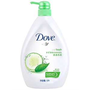 多芬 清透水润沐浴乳1000ml