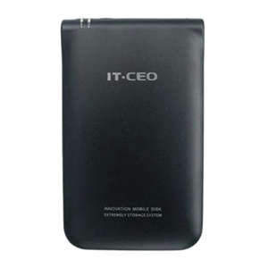 【当当自营】IT-CEO 移动硬盘盒 F-6 2.5寸sata 自带伸缩式USB接口 黑
