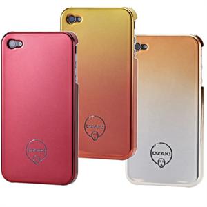 苹果 iphone4专用 靓女炫彩电镀壳彩壳3片 欧沙克 IC855B