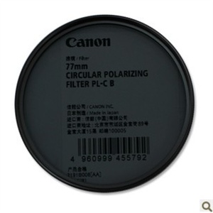 佳能原装 77mm PL-CB 圆形偏光滤镜 正品行货