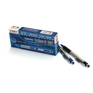 晨光文具 中性笔GP0170 粗细： 0.5mm 按动全钢中性笔