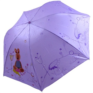 2012新款天堂伞三折卡通伞面晴雨伞 动漫乐园303E