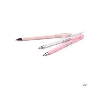 晨光文具 晨光中性笔裸色控系列AGPA0401，0.35黑、蓝、红