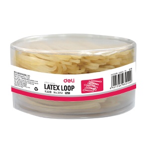 得力文具 办公用品 皮筋 型号：3212 乳胶圈 【重量】50g