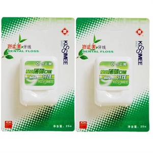 岂止美 25M清凉薄荷牙线2个装