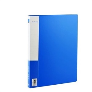 得力文具 办公用品 5308 8寸长押夹+插袋 【规格】A4 颜色随机