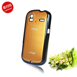 酷玛特htcg22手机壳保护套Amaze4G手机套保护壳金属拉丝（金色）
