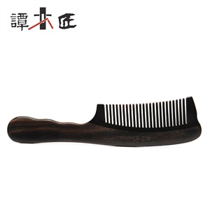 【品牌直供】谭木匠正品 SP礼盒顺发(四) 黑檀木牛角梳