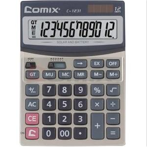 齐心计算器C-1231 普通12位中台