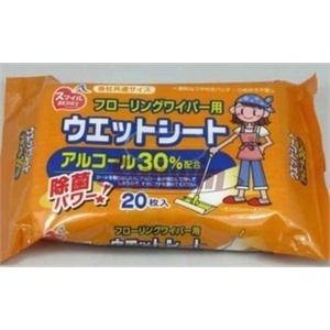 含30%消毒酒精地板清洁湿巾纸 20抽