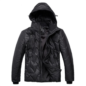 【品牌直供】佐村一 新款连帽纯色棉衣 R620069