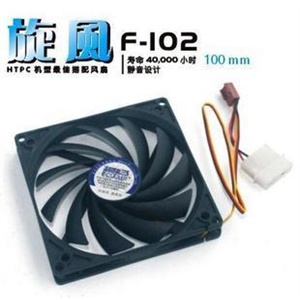 全国包邮 超频三 旋风F-102 10厘米 机箱风扇 9cm/10cm双孔位