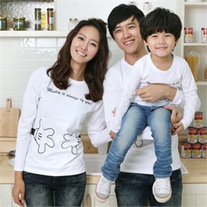 Onlykiss 米奇抱抱圆领长袖亲子装OK1T-110