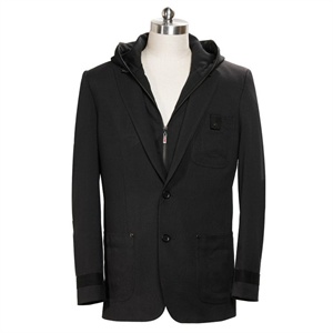 LOOKGEE乐壳集 英伦风格梭织双层内过面西便服LKGYYQS-0002HS