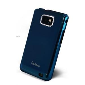 韩国dreamplus 梦工厂施华洛世奇水晶GALAXY S2 I9100外壳 淡雅蓝