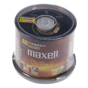 maxell 麦克赛尔 DVD+R 16X 4.7GB 黑尊古典 50片桶装 刻录光盘