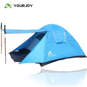 王道 户外多人双层双开门帐篷 3~4人 帐篷正品 家庭帐篷 YJ