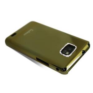 韩国dreamplus 梦工厂施华洛世奇水晶GALAXY S2 I9100外壳 贵族金